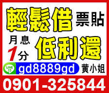 支票貼現借款-南部票貼利息1分